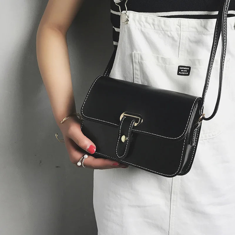 Shell Women Messenger Bags Crossbody Satchel Leather Mini Shoulder Bag