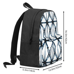 Shibori Dark Lines Backpacks Men's Backpacks Bags For Women