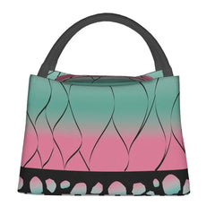 Shinobu Pattern Insulated Lunch Bag for Work Office Demon Slayer Cooler Women