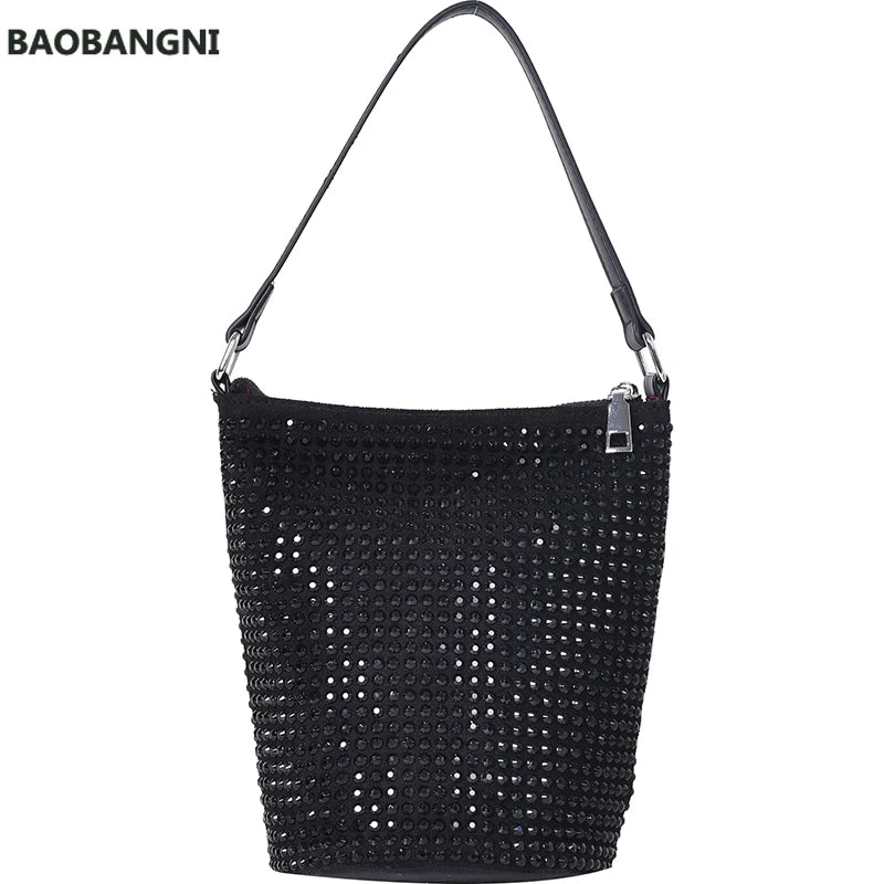 Diamonds Tote Bag Women's Handbag Bucket Shoulder Crossbody Bag