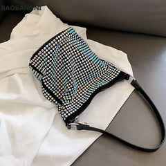 Diamonds Tote Bag Women's Handbag Bucket Shoulder Crossbody Bag