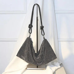 Sparkling Rhinestones Shoulder Bag for Women