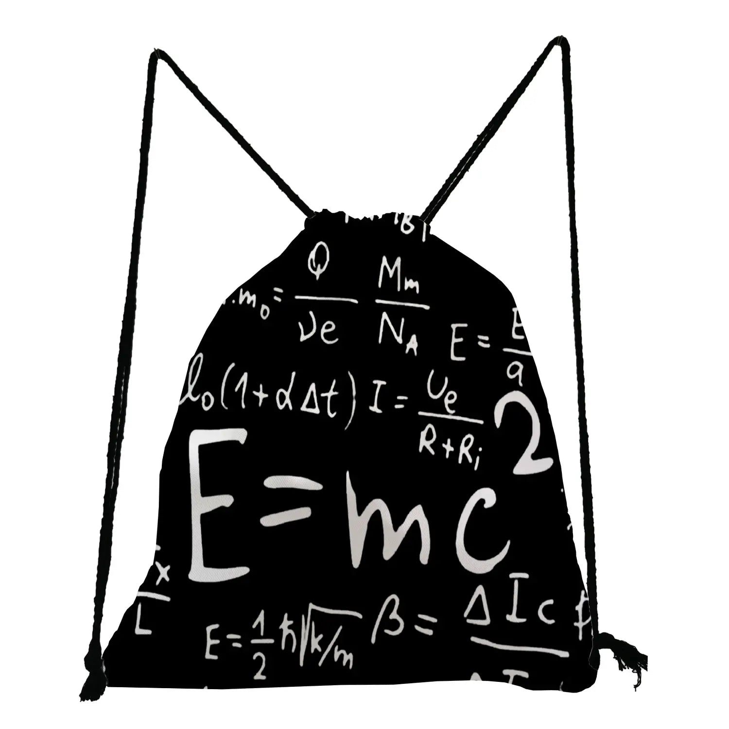 E=mc2 School Travel Book Bag Drawstring Physical Chemistry