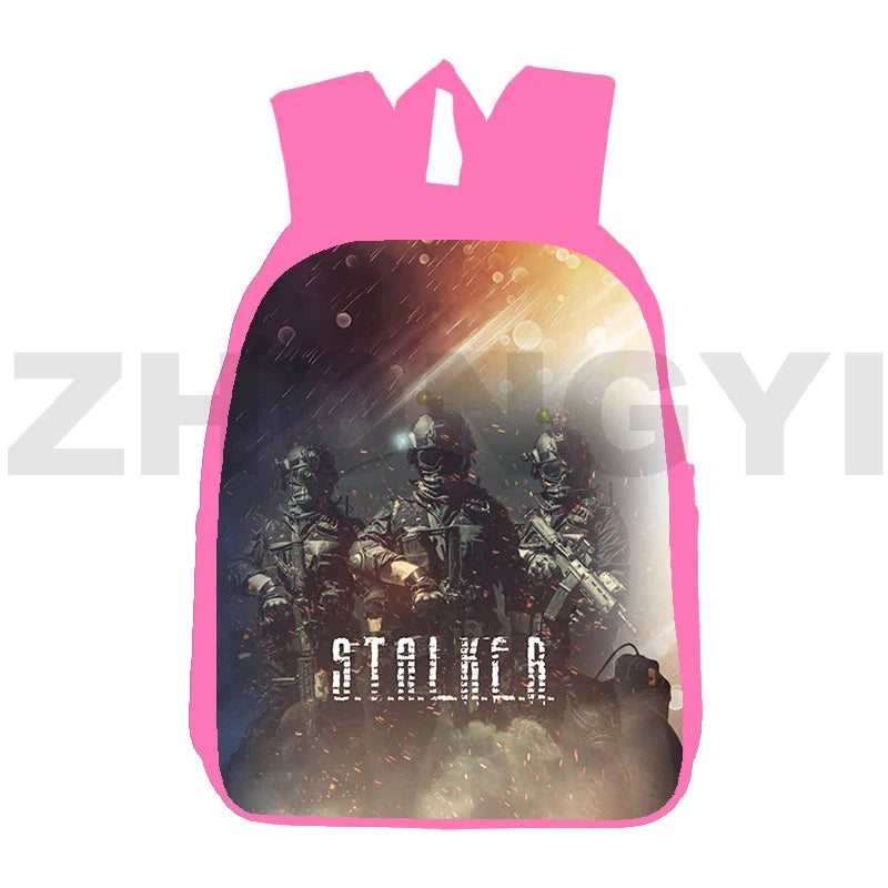 S.T.A.L.K.E.R. 2 Heart of 3D Backpacks Travel Laptop Bag Girls Anime Camouflage