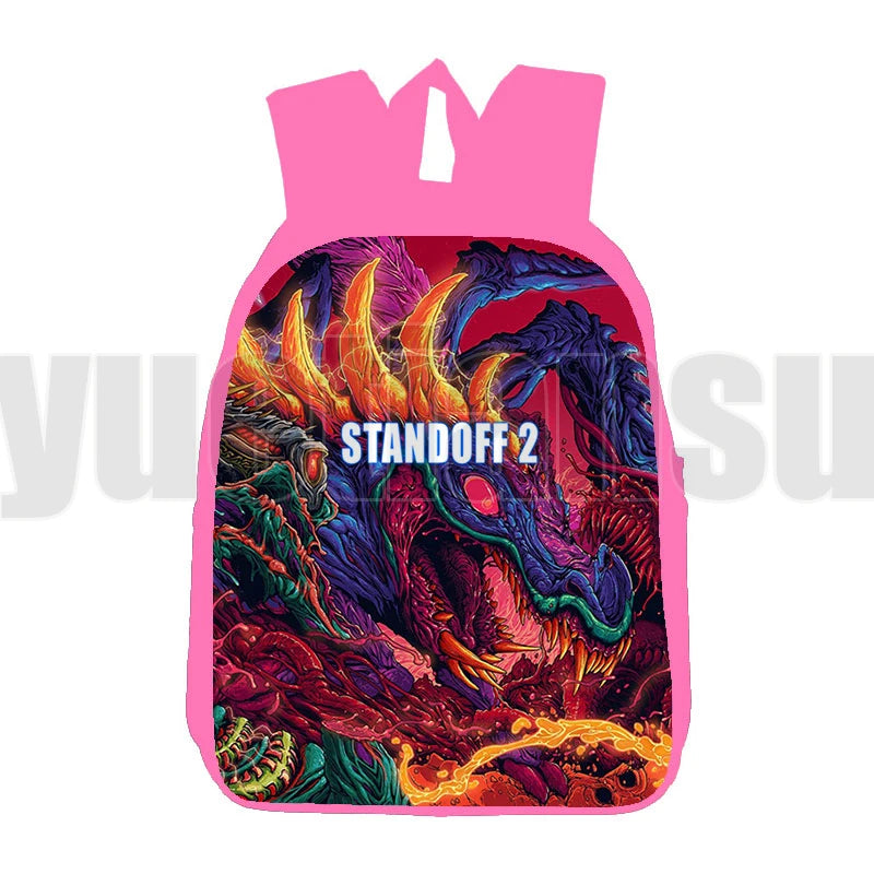 Standoff 2 3D Print Backpack Pink Girls Bookbag