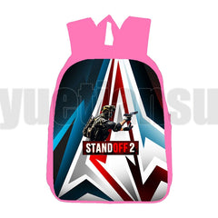 Standoff 2 3D Print Backpack Pink Girls Bookbag