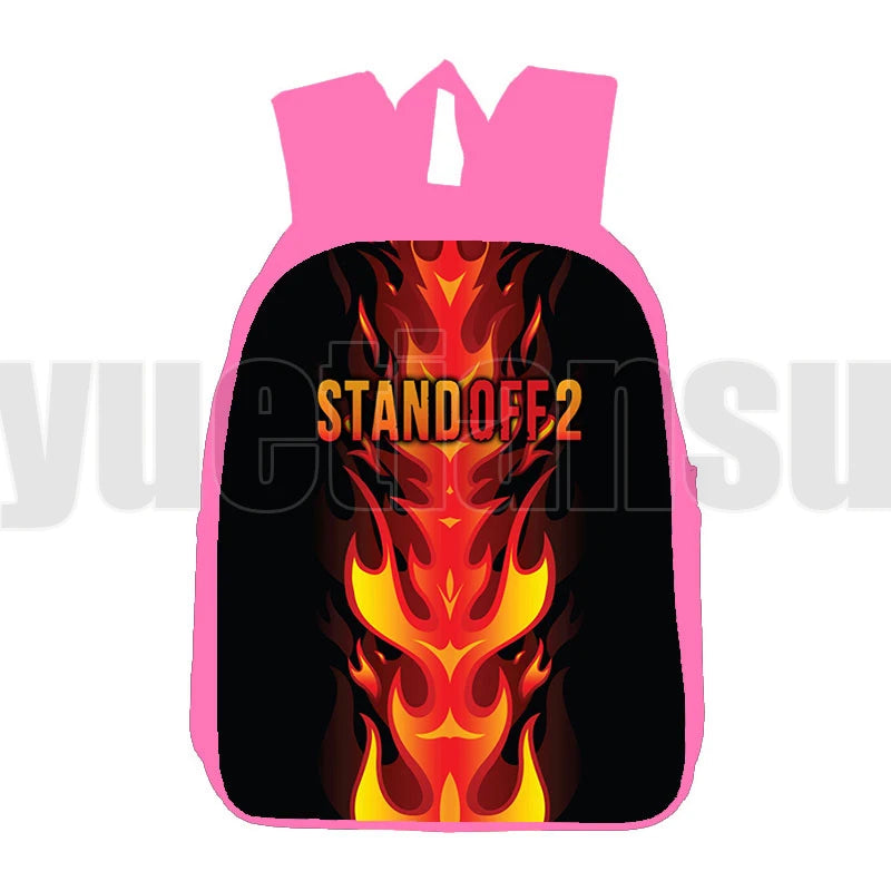 Standoff 2 3D Print Backpack Pink Girls Bookbag