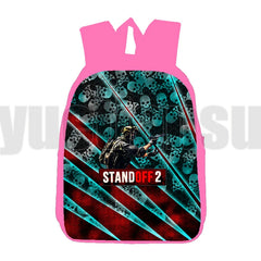 Standoff 2 3D Print Backpack Pink Girls Bookbag
