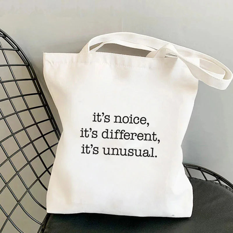 Anne of Green Gables World Tote Bag Women Harajuku Canvas Handbag