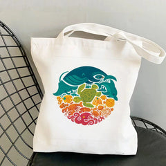 Anne of Green Gables World Tote Bag Women Harajuku Canvas Handbag