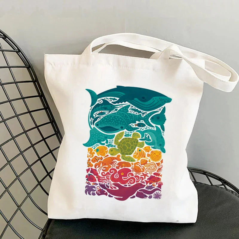 Anne of Green Gables World Tote Bag Women Harajuku Canvas Handbag