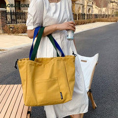 Canvas Shopper Bag Large Totes Ladies Casual Top Handle Women's Bag
