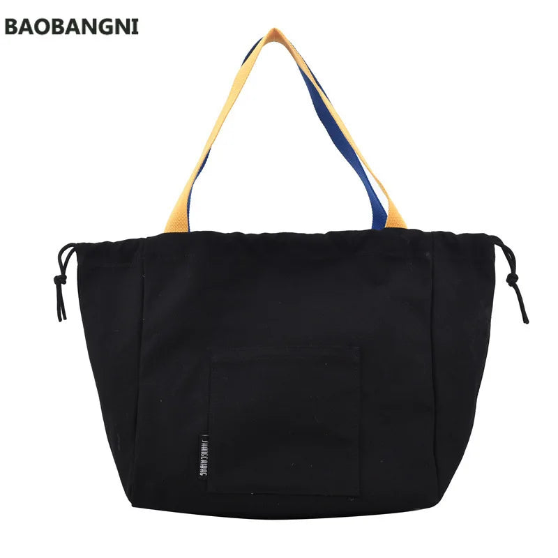 Canvas Shopper Bag Large Totes Ladies Casual Top Handle Women's Bag