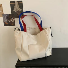 Canvas Shopper Bag Large Totes Ladies Casual Top Handle Women's Bag