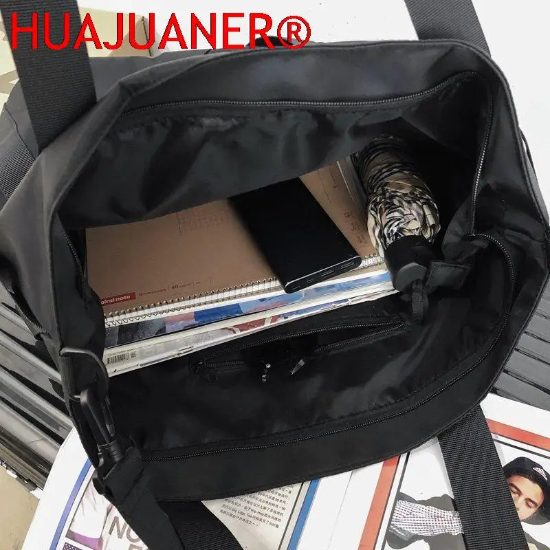 Nylon Shopper Bags for Women Waterproof Travel Handbags