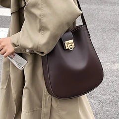 Women's Leather Shoulder Bag Shopping Ladies Tote Crossbody