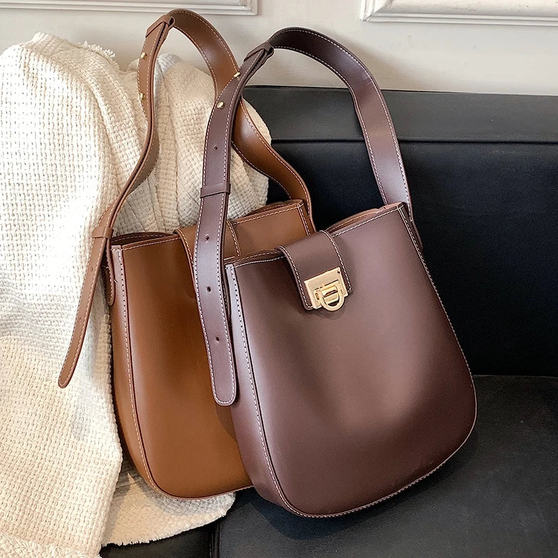 Women's Leather Shoulder Bag Shopping Ladies Tote Crossbody