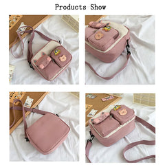 Cartoon Crossbody Bag Women Shoulder Bag Handbags Wallet Girls Small Bag