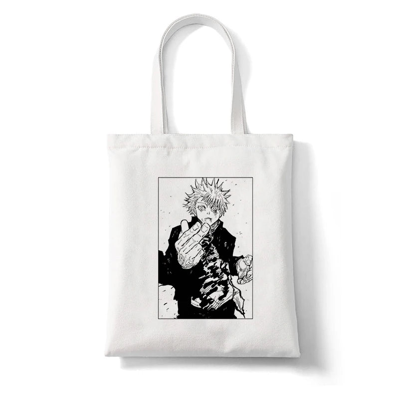 Harajuku Anime Jujutsu Kaisen Tote Bag Shoulder Handbag