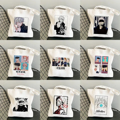 Harajuku Anime Jujutsu Kaisen Tote Bag Shoulder Handbag