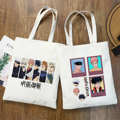 Harajuku Anime Jujutsu Kaisen Tote Bag Shoulder Handbag