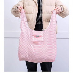 Large Foldable Nylon Tote Bag ECO Reusable Shopper