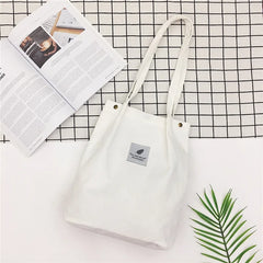 Corduroy Crossbody Bag Women Shoulder Tote Handbag