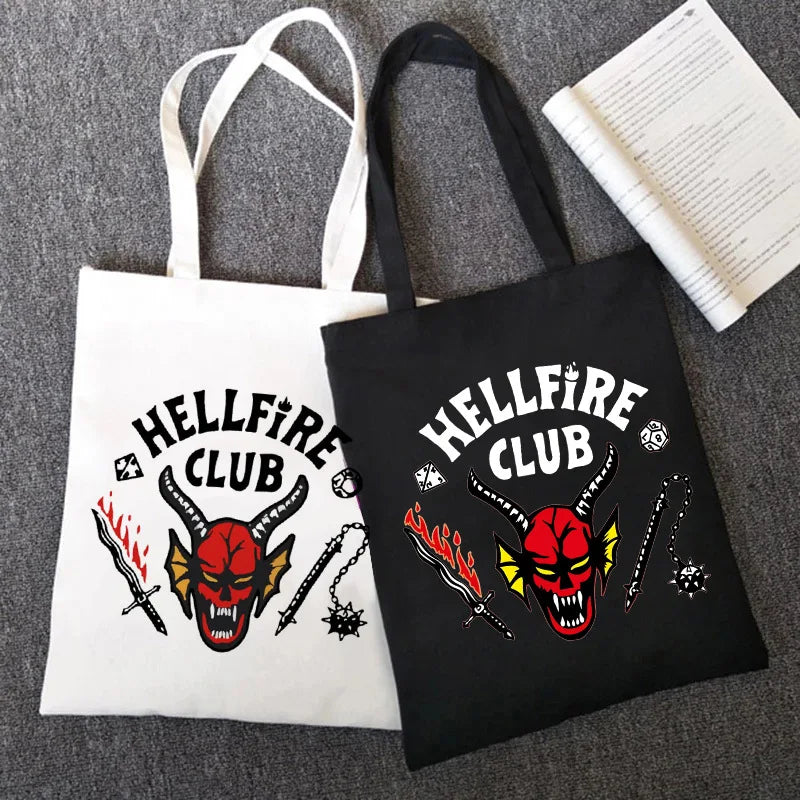 Anime Canvas Tote Bag for Women Summer Shopper
