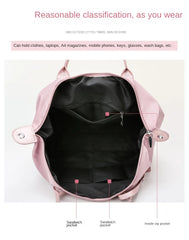 Women's Travel Handbag Sports Luggage Gym Shoulder Bag