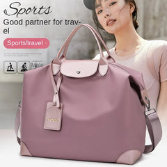 Women's Travel Handbag Sports Luggage Gym Shoulder Bag