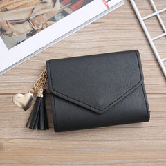 Short Tassel Wallet Women Purse Mini Wallets Students Purse