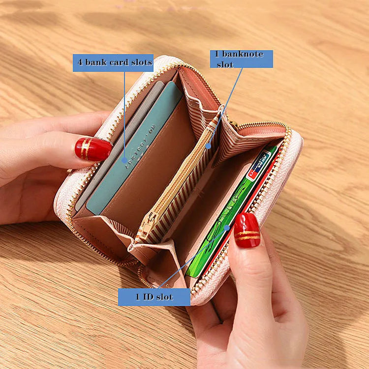 Short Tassel Wallet Mini Purse for Women Students Lovely Small Wallet