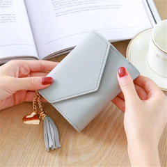 Short Tassel Wallet Mini Purse Female Lovely Purse