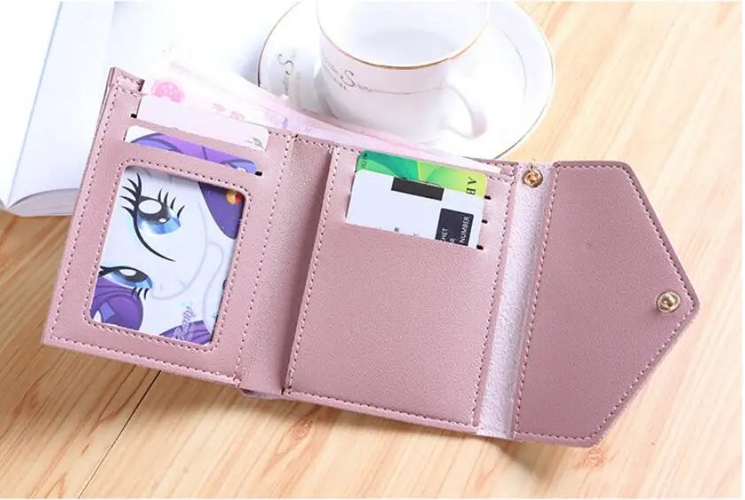 Short Tassel Wallet Women Purse Female Mini Wallets Lovely Purse Female