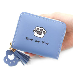Women Wallet Love Tassel Hasp Coin Purse Card Holder Female Clutch Money Bag