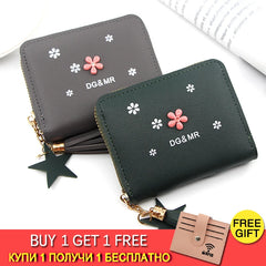 Women Wallets Tassel Hasp Coin Purse Card Holder Female Clutch Money Bag