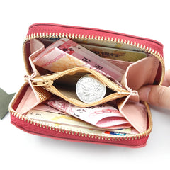 Short Women Wallets Love Tassel Hasp Coin Purse Card Holder Clutch