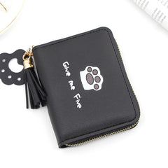 Women Wallet Love Tassel Hasp Coin Purse Card Holder Female Clutch Money Bag