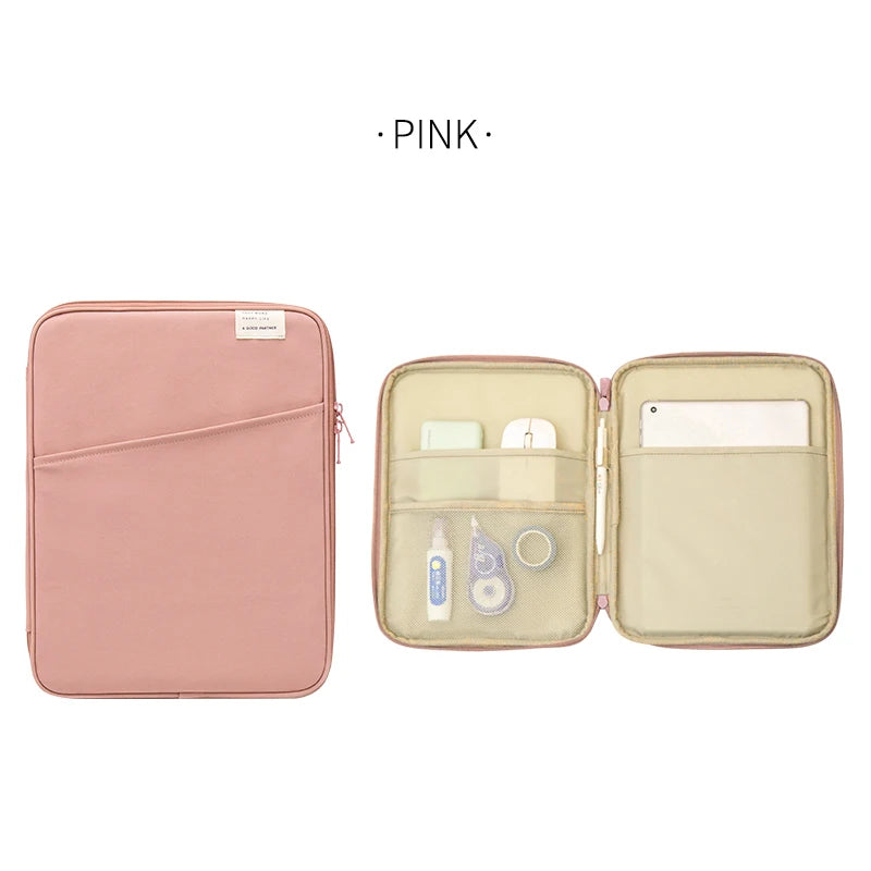Waterproof Polyester Document Bags - Organized Tote for Notebooks