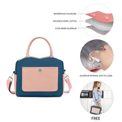 Cat Lunch Bags Insulated Thermal Portable Waterproof for Women Kids