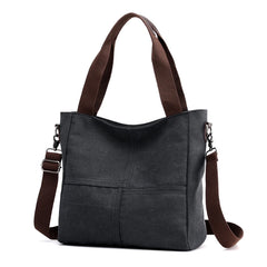 Canvas Shoulder Bag Casual Messenger Handbag