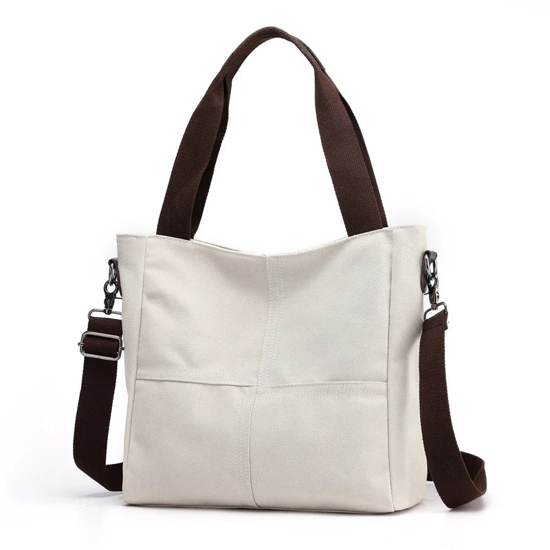 Canvas Shoulder Bag Casual Messenger Handbag