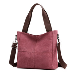Canvas Shoulder Bag Casual Messenger Handbag