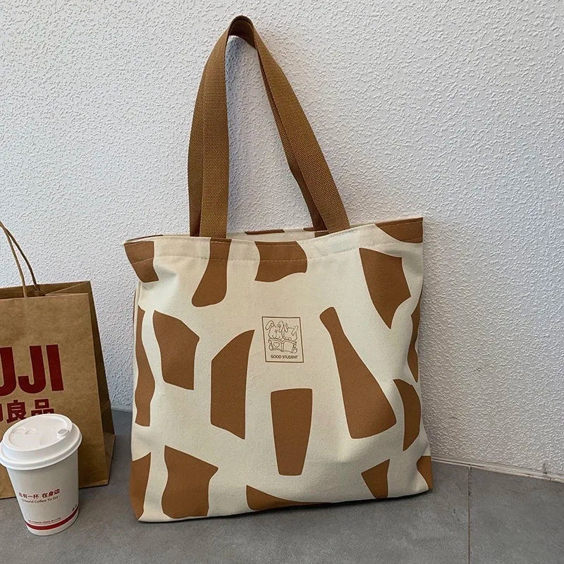 Canvas Women's Handbag Clutch Tote Shopper Handbags Larger Capacity Bag