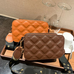 Shoulder Crossbody Bag for Women Handbag Retro PU Leather All-match