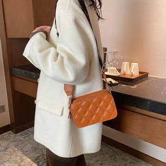 Shoulder Crossbody Bag for Women Handbag Retro PU Leather All-match