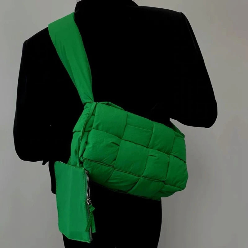 Female Crossbody Bag Women Bag Handbag Purse Nylon Solid