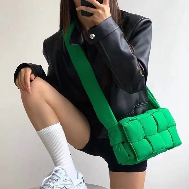 Female Crossbody Bag Women Bag Handbag Purse Nylon Solid