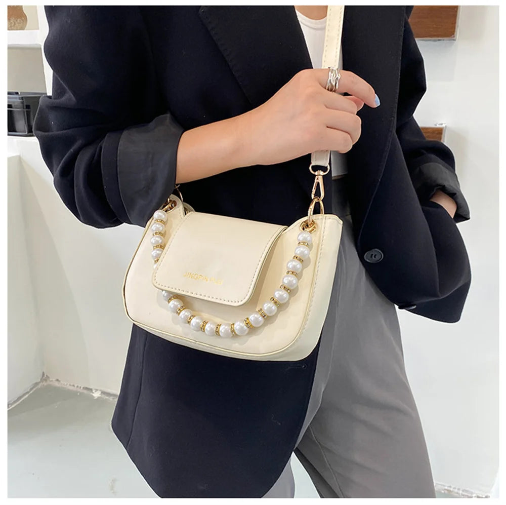 Shoulder Bag Female Crossbody Bags Women Underarm Handbag Purse Beaded