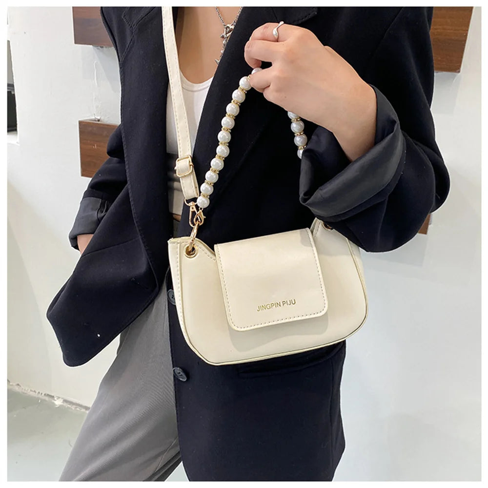 Shoulder Bag Female Crossbody Bags Women Underarm Handbag Purse Beaded